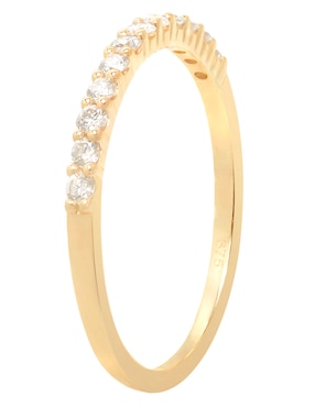 Anillo Riccardo Orsato 14 k de oro diamante pavé