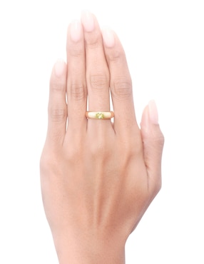 Anillo Riccardo Orsato 14 k de oro peridoto pulido