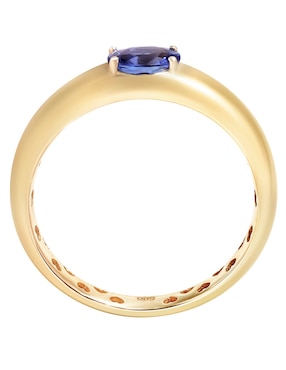 Anillo Riccardo Orsato 14 k de oro zafiro brillante