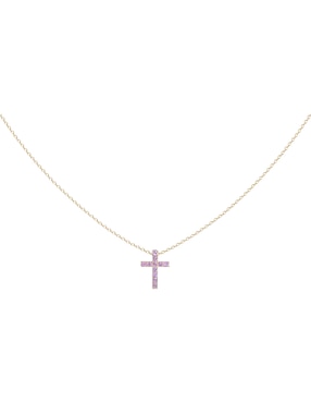 Collar de cruz Riccardo Orsato de oro 14 K