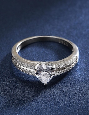 Anillo de corazón Moonberry Infinity of Love P 925 de plata zirconia cúbica brillante