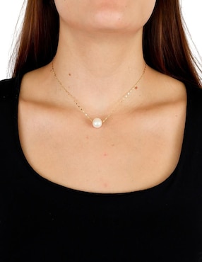 Collar Mancini de oro 10 K