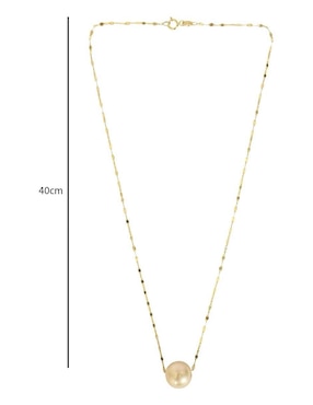 Collar Mancini de oro 10 K