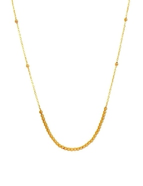 Collar Mancini de oro 10 K