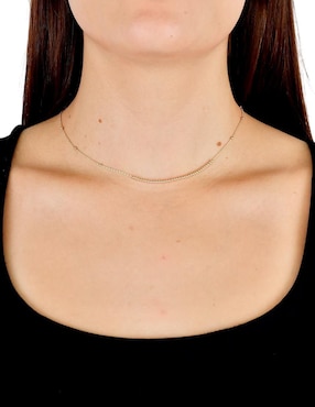 Collar Mancini de oro 10 K