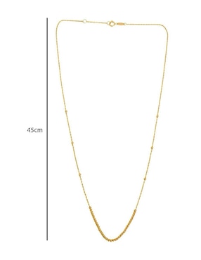 Collar Mancini de oro 10 K
