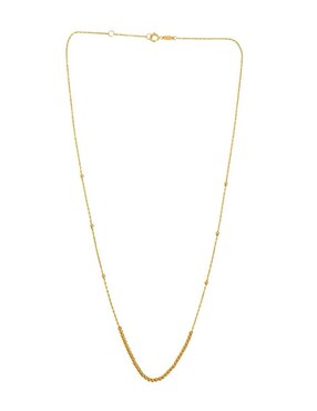 Collar Mancini de oro 10 K