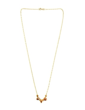 Collar de corazón Mancini de oro 10 K