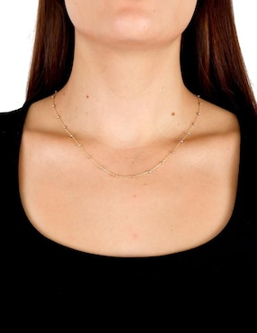 Collar Mancini de oro 10 K