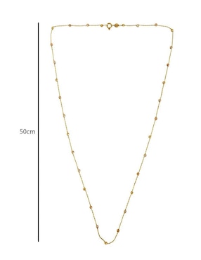 Collar Mancini de oro 10 K