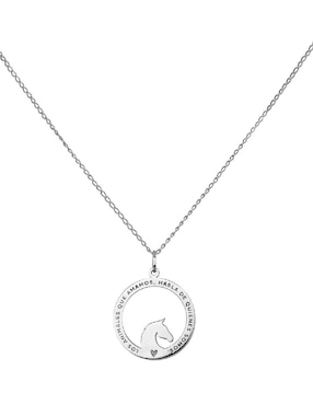 Collar con dije Teresa Díaz Joyería Mexicana de plata P 925