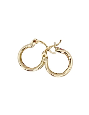 Arracadas Crixus Joyeria de oro con acabado pavé zirconia