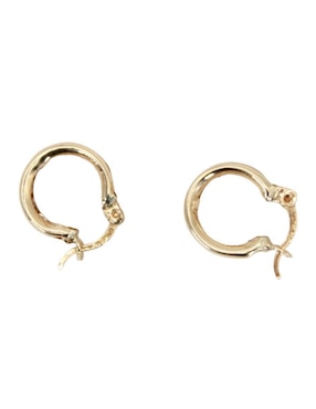 Arracadas Crixus Joyeria de oro con acabado pavé zirconia