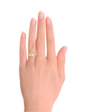 Anillo de flor Fianelli Irfan 14 k de oro diamante brillante