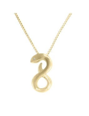 Colgante Y Dije de serpiente Fianelli savaria de oro 14 K