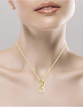 Colgante Y Dije de serpiente Fianelli savaria de oro 14 K
