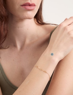 Pulsera Sini de oro 14 K con acabado brillante