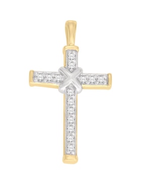 Dije de cruz Fianelli de oro 14 K
