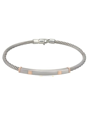 Brazalete Cristal Joyas 14 K con acabado liso