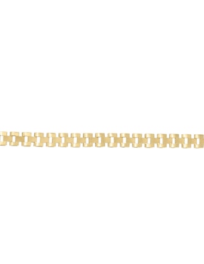 Pulsera Cristal Joyas de oro 14 K con acabado brillante