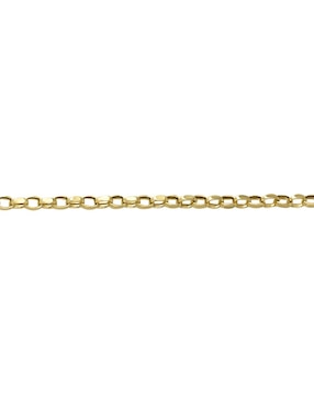 Pulsera Cristal Joyas de oro 14 K con acabado brillante