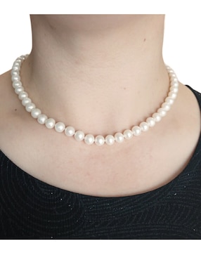 Gargantilla Cristal Joyas de oro 14 K