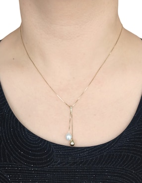 Gargantilla Cristal Joyas de oro 14 K