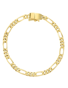 Pulsera Cristal Joyas de oro 14 K con acabado pulido