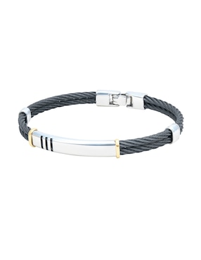 Brazalete Cristal Joyas 14 K con acabado liso