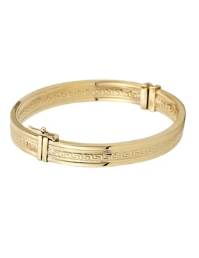 Brazalete Cristal Joyas de oro 14 K con acabado pulido
