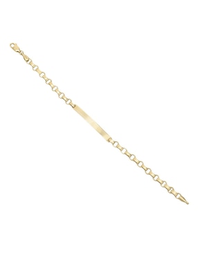 Esclava Cristal Joyas de oro 14 K con acabado pulido