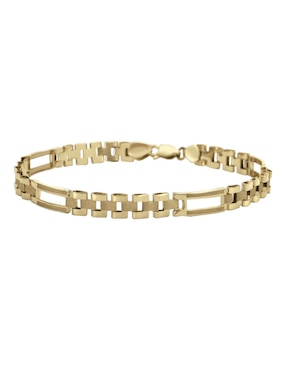 Pulsera Cristal Joyas de oro 14 K con acabado brillante