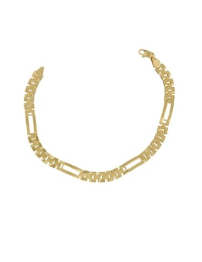 Pulsera Cristal Joyas de oro 14 K con acabado brillante