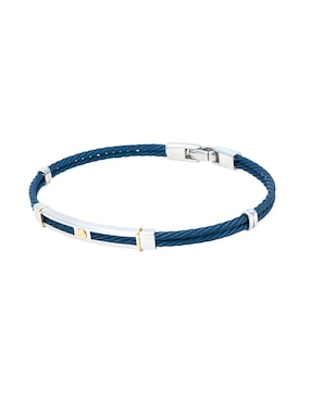Brazalete Cristal Joyas 14 K con acabado liso