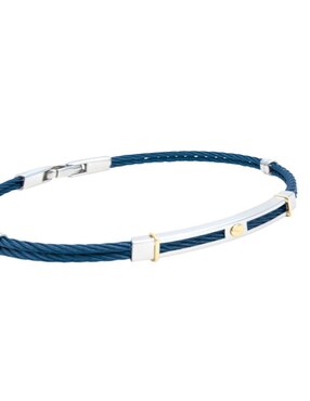 Brazalete Cristal Joyas 14 K con acabado liso