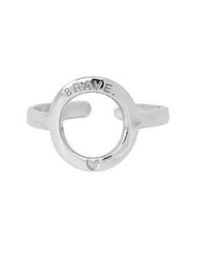 Anillo Teresa Díaz Joyería Mexicana Empowerment & Self-Love P 925 de plata mate
