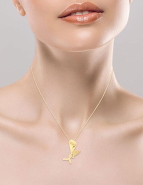 Colgante Y Dije de flor Fianelli irfán de oro 14 K