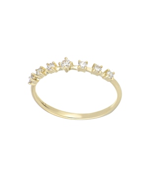 Anillo Valoro Classy 14 k de oro amarillo diamante
