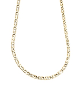 Cadena Cristal Joyas de oro amarillo 14 K