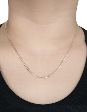 Cadena de eslabones Cristal Joyas de oro 14 K