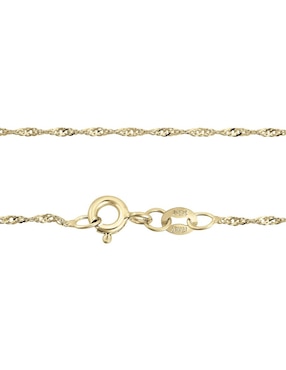 Cadena Cristal Joyas de oro 14 K