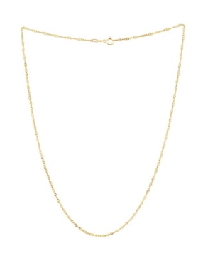 Cadena Cristal Joyas de oro 14 K