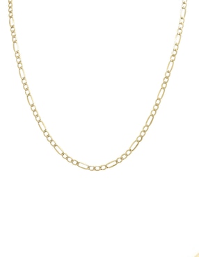 Cadena de eslabones Cristal Joyas de oro 14 K