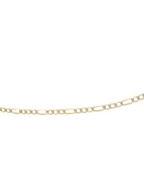 Cadena de eslabones Cristal Joyas de oro 14 K