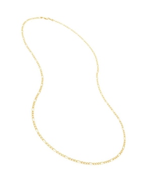 Cadena de eslabones Cristal Joyas de oro 14 K