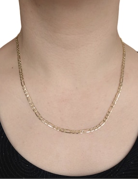 Cadena de eslabones Cristal Joyas de oro 14 K