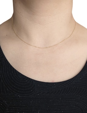 Cadena de eslabones Cristal Joyas de oro 14 K