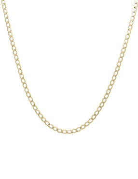Cadena Cristal Joyas de oro amarillo 14 K