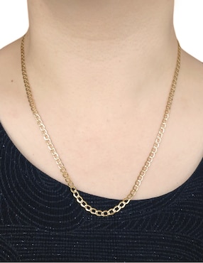Cadena Cristal Joyas de oro amarillo 14 K