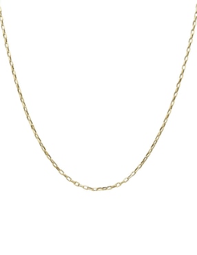 Cadena Cristal Joyas de oro amarillo 14 K